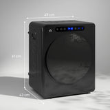 HOMCOM 4kg Compact 40-60  Tumble Dryer - Black