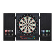 HOMCOM Electronic Dartboard Set, 27 Games Modes and 202 Variations, LED & 12 Soft Tip Darts and Cabinet to Storage, Ready-to-Play Multi-Game Option Darts Machine