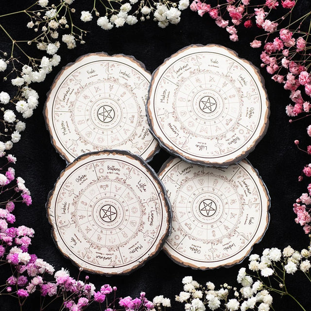 Wheel of the Year Coaster Set