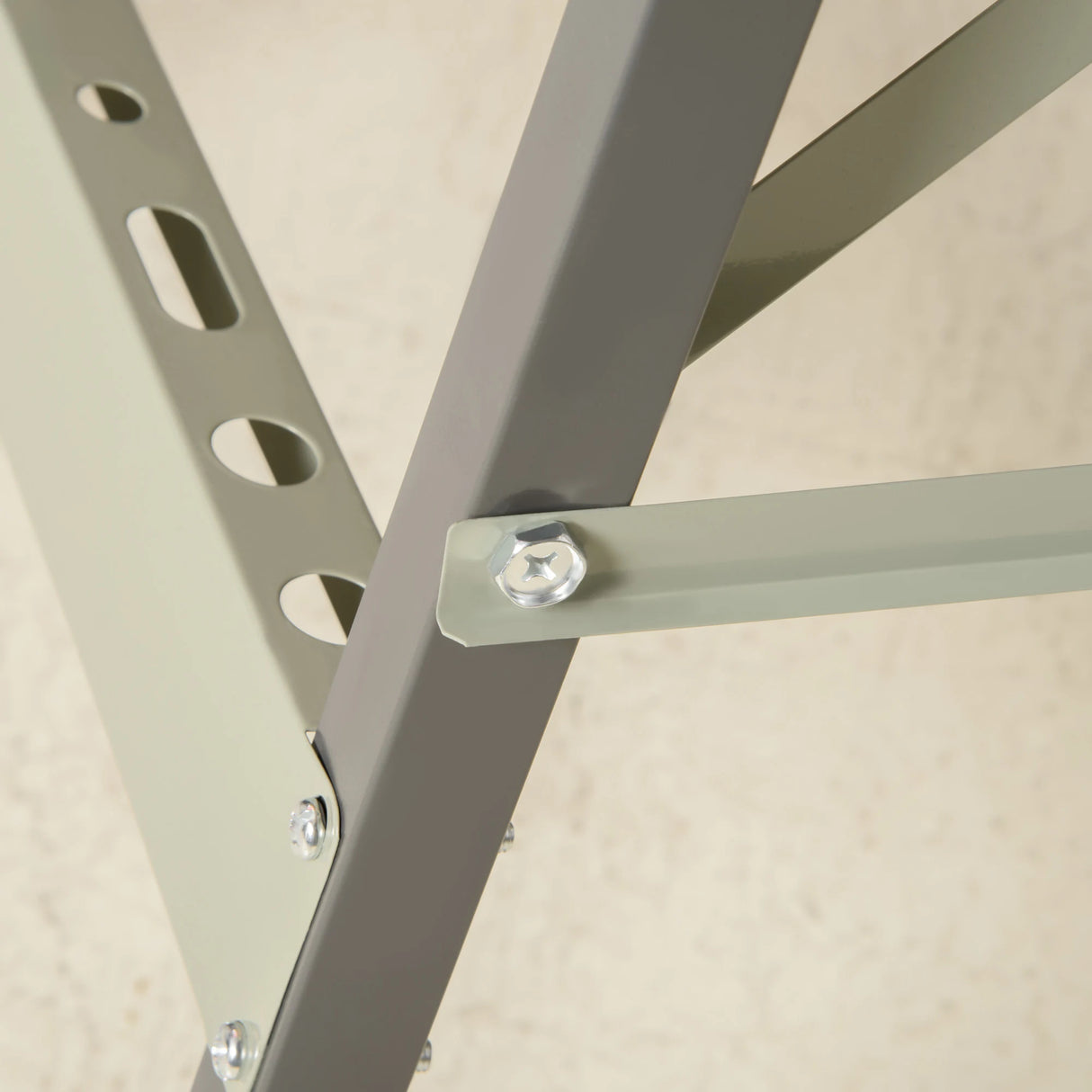 DURHAND 4-in-1 Work Bench, Folding Clamp Table w/ 4 Adjustable Clamping Pegs for DIY Home Garage, Grey