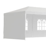 Outsunny Garden Gazebo 9 x 3 Marquee Party Wedding Tent Canopy, White