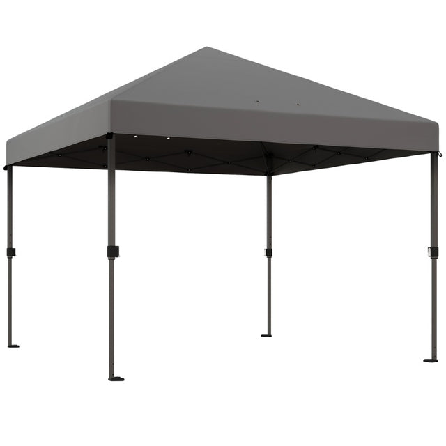 Outsunny 3 x 3m Pop-Up Gazebo, with Accessories - Grey