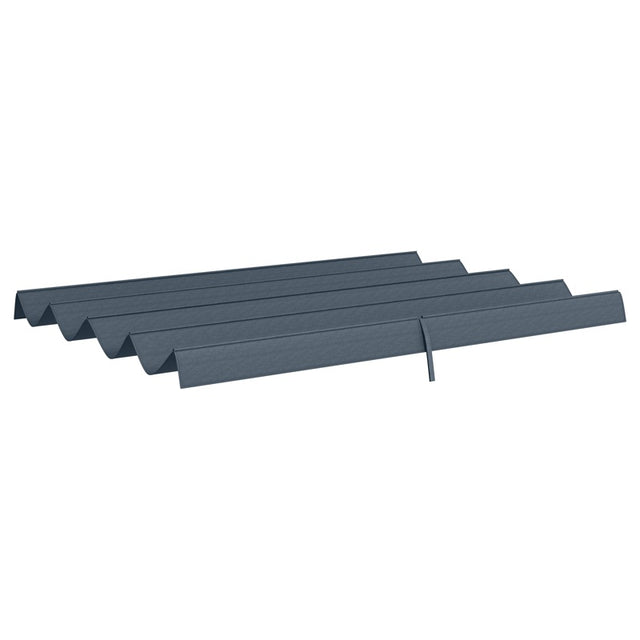 Outsunny Pergola Roof, Retractable Sun Shade Cover for 2.85 x 2m Pergola, UV30+ Protected, Dark Grey