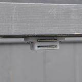 Outsunny Small Shed, Wooden Garden Shed with Openable Hinged Roof and Removable Shelf, Outdoor Tool Storage Cabinet Chest with Double Doors, 74 x 43 x 88 cm, Grey