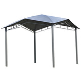 Outsunny 3x3(m) Outdoor Gazebo Garden Pavilion Sunshade Canopy Tent with Steel Frame, Grey