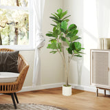 HOMCOM 150cm Artificial Ficus Tree - Green