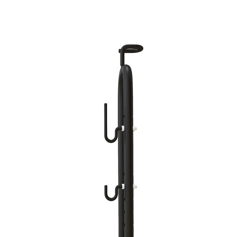 SPORTNOW Vertical & Horizontal Bike Rack Bicycle Storage Stand with Adjustable Hooks, Fits 6"-28" and 700c Bikes