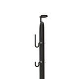 SPORTNOW Vertical & Horizontal Bike Rack Bicycle Storage Stand with Adjustable Hooks, Fits 6"-28" and 700c Bikes