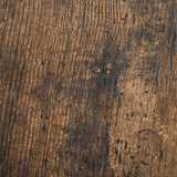 HOMCOM Writing Desk Computer Table Home Office PC Laptop Workstation Storage Shelf 84L x 45W cm Rustic Brown