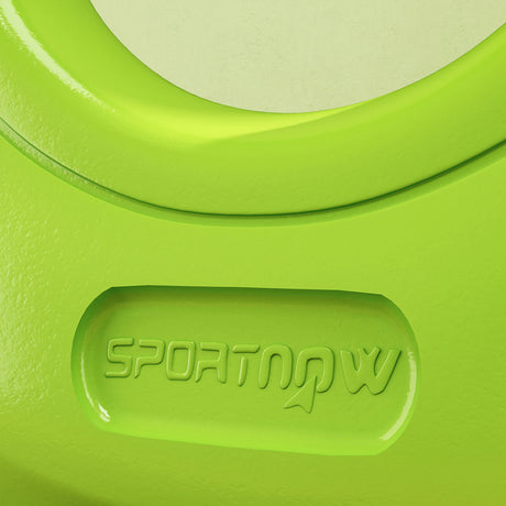 SPORTNOW 8kg Kettlebell, Kettle Bell with Wide Handle for Home Gym, Weight Lifting, Strength Training, Green