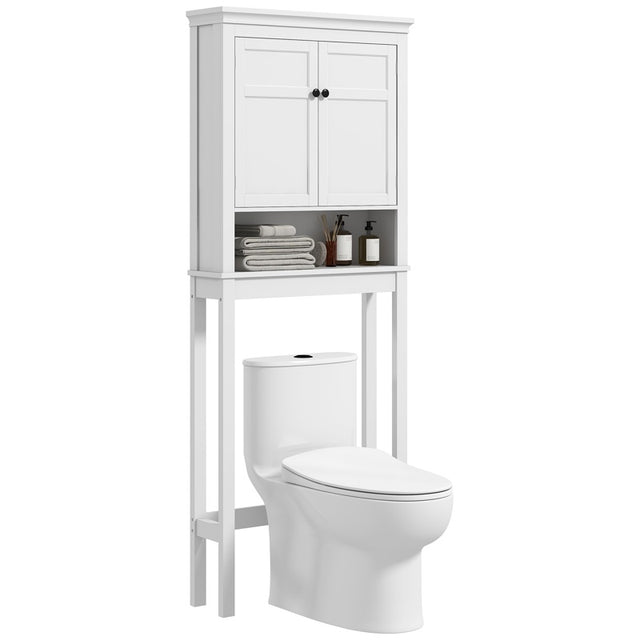 HOMCOM Over-Toilet/Appliance Storage Cabinet - White