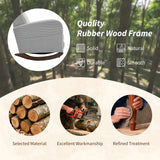 HOMCOM Corduroy Rocking Armchair - Grey