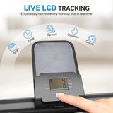 SPORTNOW Stair Stepper for Home Gym Exercise, Vertical Climber Machine with LCD Monitor & Adjustable Pedals for Workout