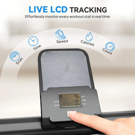 SPORTNOW Stair Stepper for Home Gym Exercise, Vertical Climber Machine with LCD Monitor & Adjustable Pedals for Workout