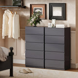 HOMCOM Chest of Drawers, 5-Drawer Storage Cabinets, Modern Dresser, Storage Drawer Unit for Bedroom